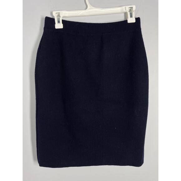 Vintage, Size Medium, 100% Merino Wool Knit Skirt, Elastic Waist, Pull On, EVC - Picture 4 of 5